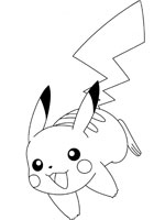 Coloriage de Pikachu