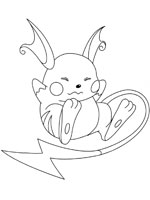 Coloriage de Raichu