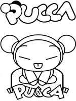 Coloriage de Pucca