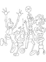 Coloriage de Robots