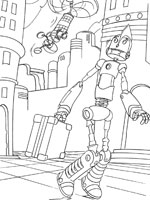 Coloriage de Rodney et son Wonderbot