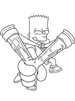 Coloriage de Bart