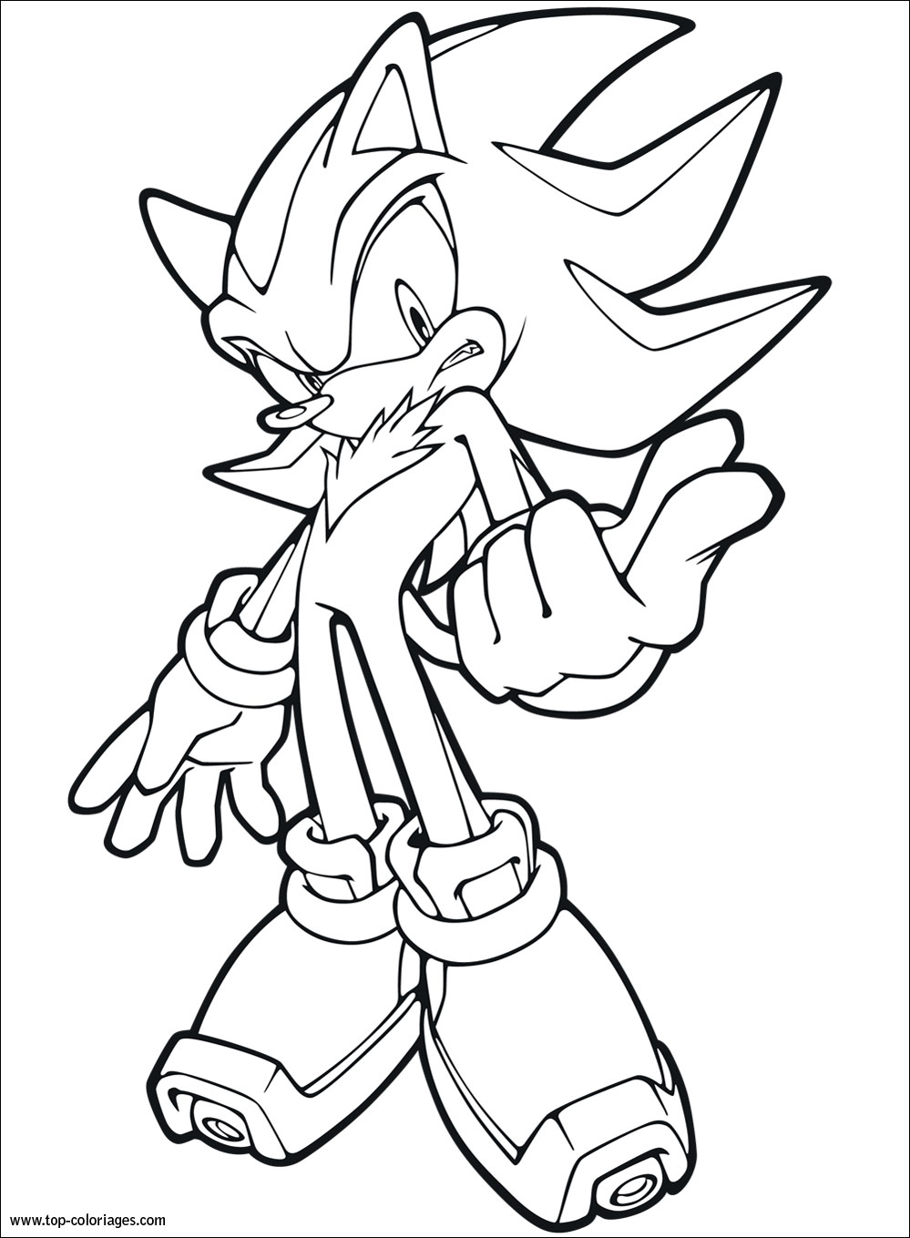 Coloriage Sonic
