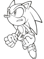 Coloriage de Sonic