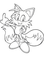 Coloriage de Tails