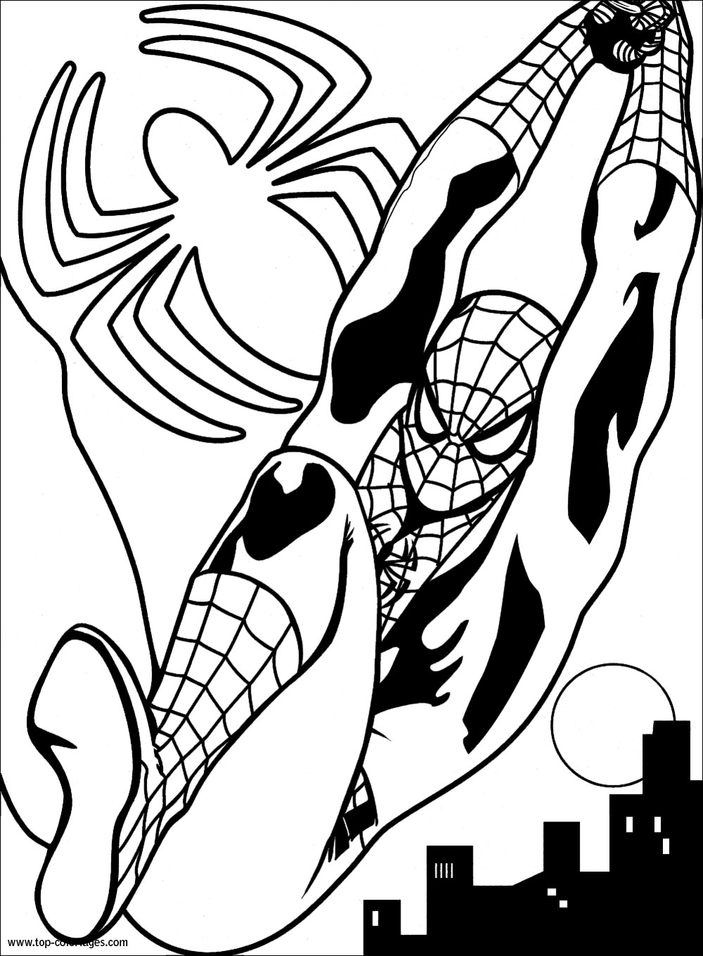 Coloriage Spiderman