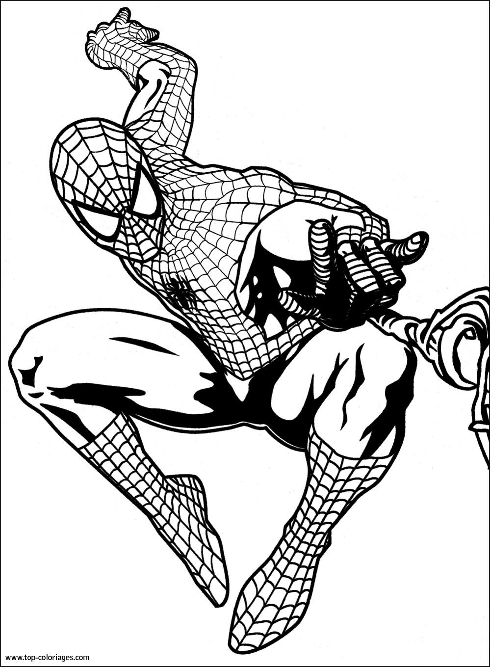 Dessins de Spiderman à colorier