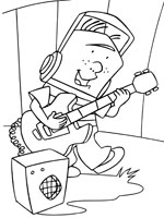 Coloriage de Lionel, le frère de Stanley
