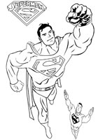 Coloriage de Superman