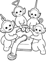 Coloriage de Teletubbies