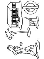 Coloriage de Les cigares du Pharaon