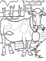 Coloriage de Vache