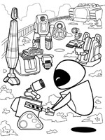 Coloriage de Robots