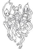 Coloriage de Winx Club