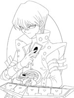 Coloriage de Seto Kaiba