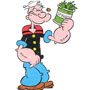 Coloriage de Popeye