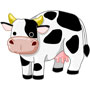 Coloriage de Vache