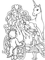 Coloriage de Barbie et le lac des cygnes