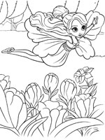 Coloriage de Barbie Lilipucia