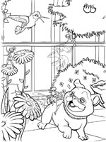 Coloriage de Le jardin de Makena