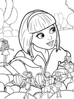 Coloriage de Makena et les Lilifées
