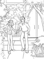 Coloriage de Les parents de Makena