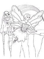 Coloriage de Barbie Mariposa