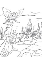 Coloriage de Mariposa et la f&eacute;e soleil