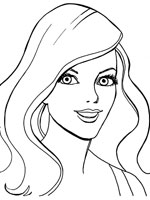 Coloriage de Barbie