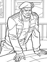 Coloriage de Général Hawk