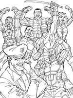 Coloriage de GI Joe