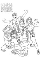 Coloriage de High School Musical 3