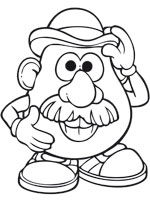 Coloriage de Monsieur Patate