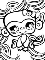 Coloriage de Singe