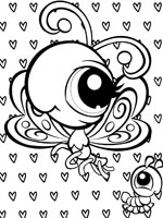 Coloriage de Libellule