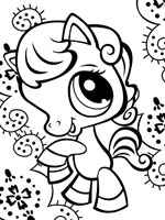 Coloriage de Poney