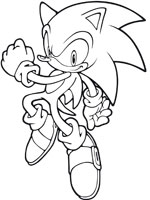 Coloriage de Sonic