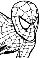 Coloriage de Portrait de Spiderman